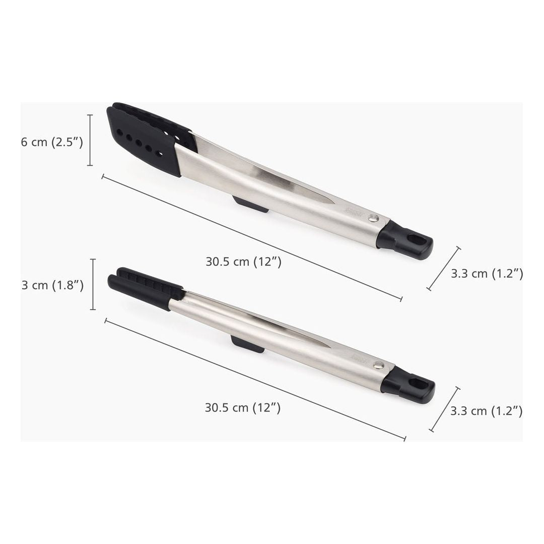 Ensemble de 2 pinces Elevate Fusion - Joseph Joseph - Pince de cuisine - - La Guilde Culinaire