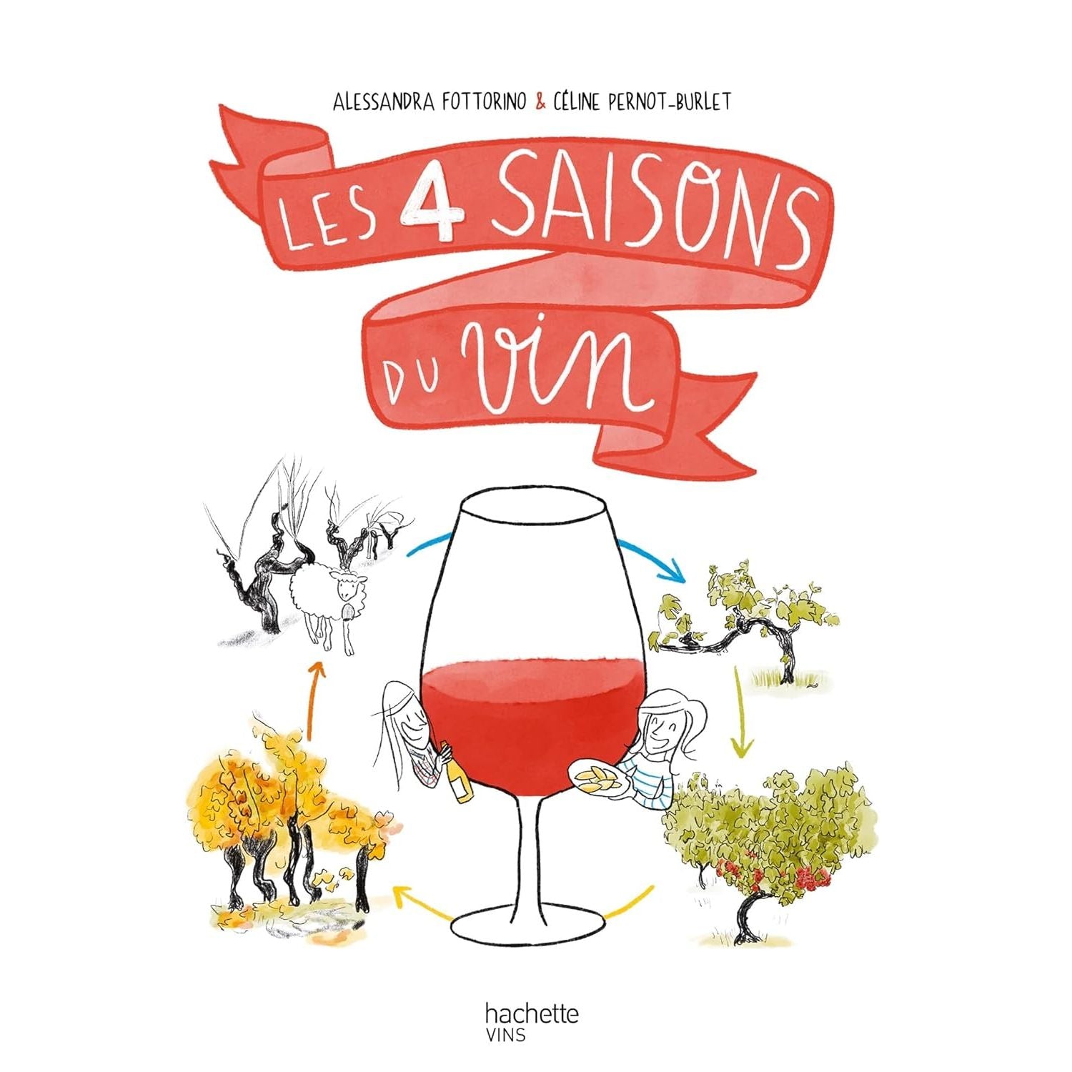 Les 4 saisons du vin ! - Hachette Ed. - Livre d'alcool et boisson - - La Guilde Culinaire