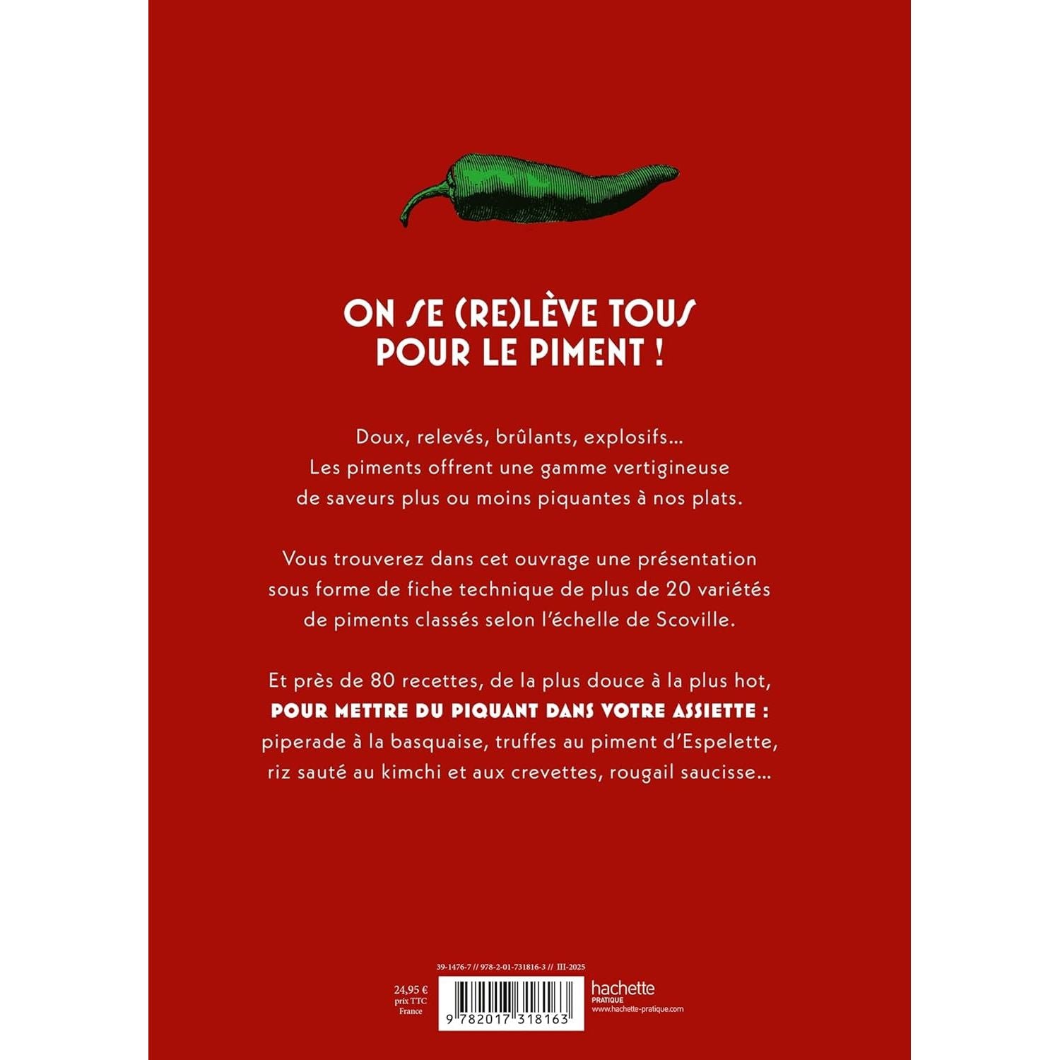 Piments - Hachette Ed. - Livre de cuisine - - La Guilde Culinaire