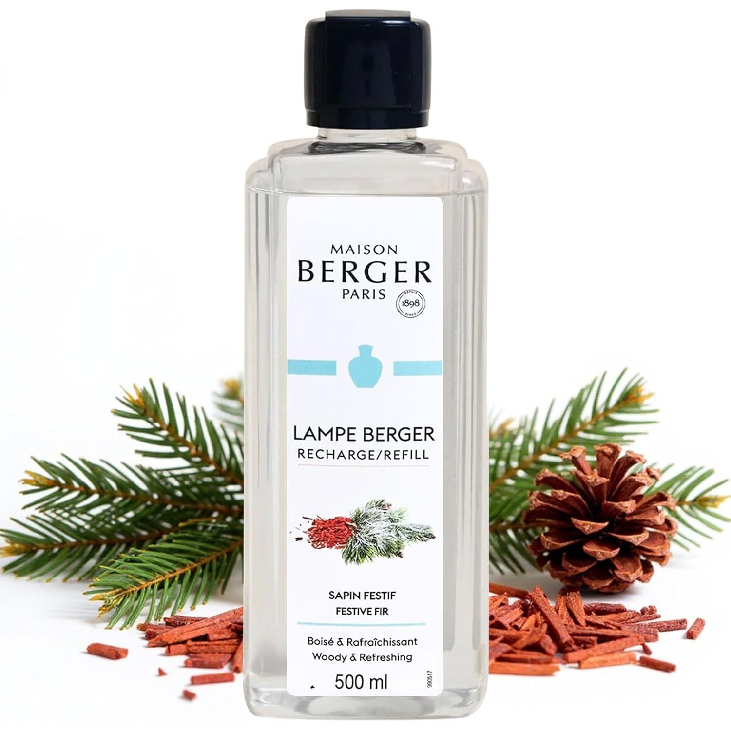 Recharge Lampe Berger Sapin Festif 500ml - Maison Berger Paris - Recharge Lampe Berger - 415080 - La Guilde Culinaire