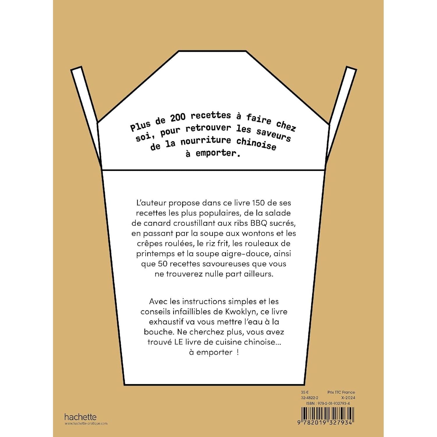Les meilleures recettes de la cuisine chinoise à emporter - Hachette Ed. - Livre de cuisine - - La Guilde Culinaire
