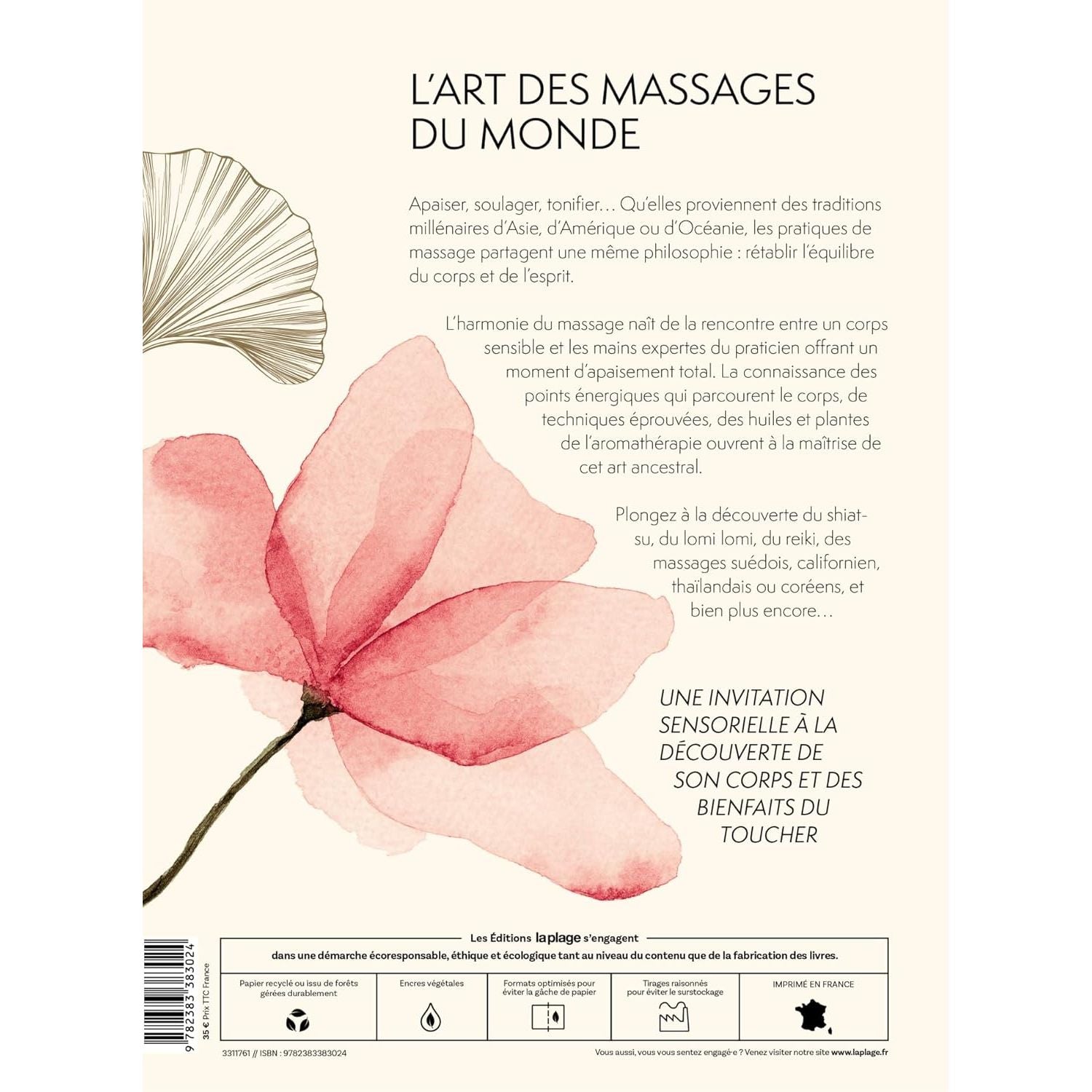 L'art des massages du monde - La Plage Ed. - Livre - - La Guilde Culinaire