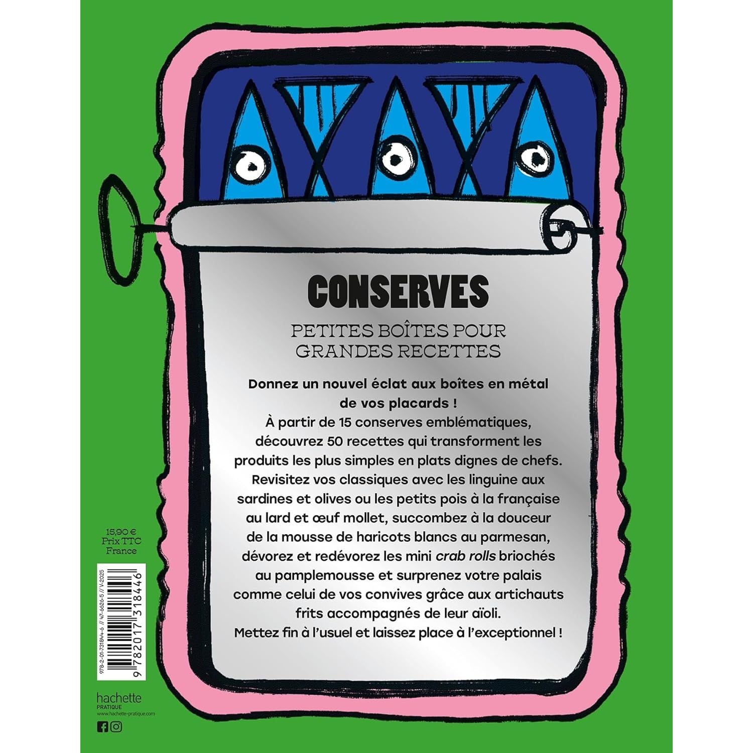 Conserves : Petites boîtes pour grandes recettes - Hachette Ed. - Livre de cuisine - - La Guilde Culinaire