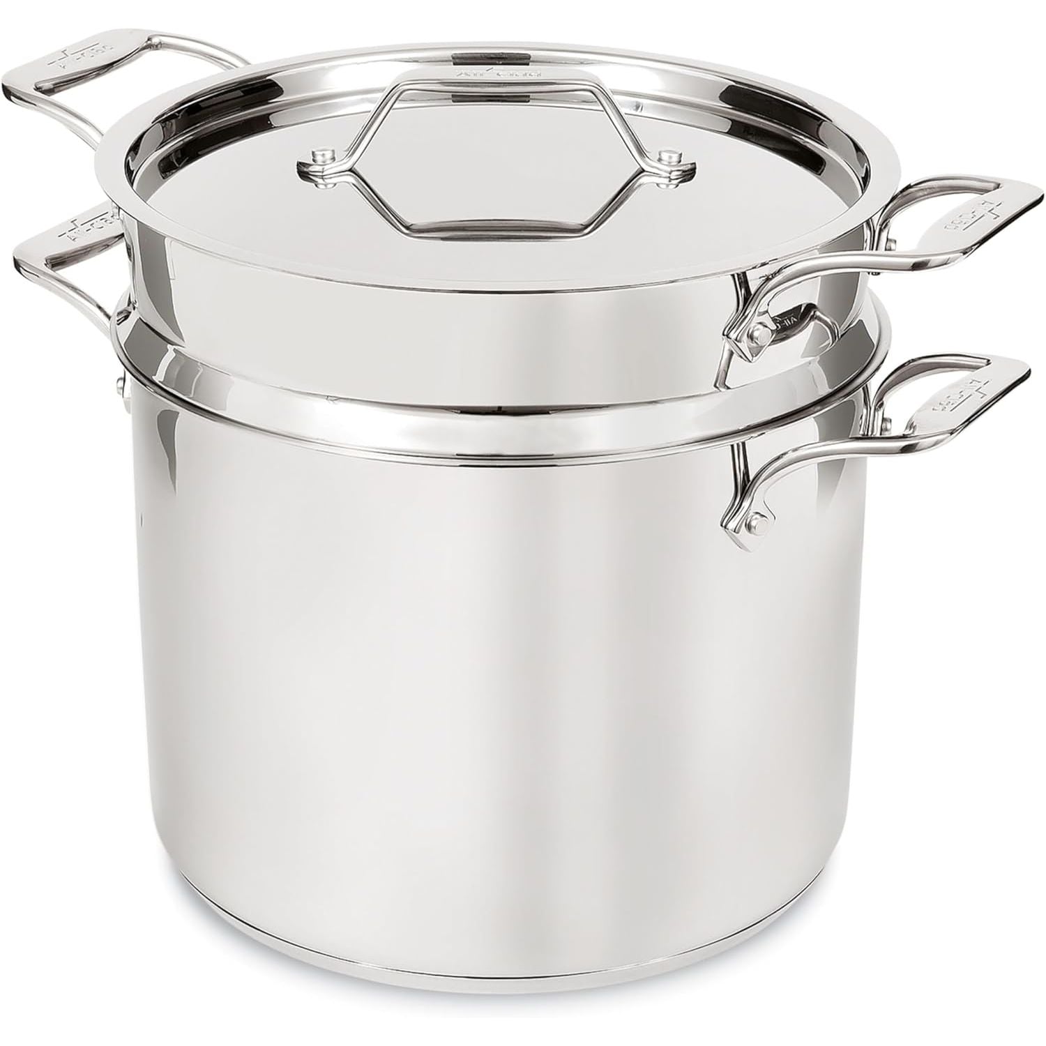 All-Clad 12L Multipot avec insert & couvercle - All-Clad - Batterie de cuisine - - La Guilde Culinaire