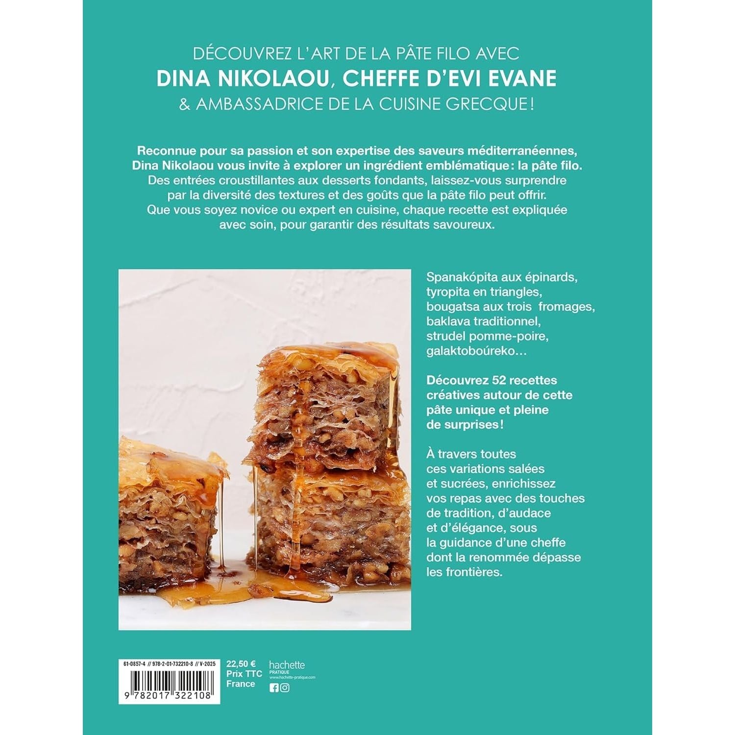 FILOsophie : 50 variations sucrées et salées autour de la pâte filo - Hachette Ed. - Livre de cuisine - - La Guilde Culinaire