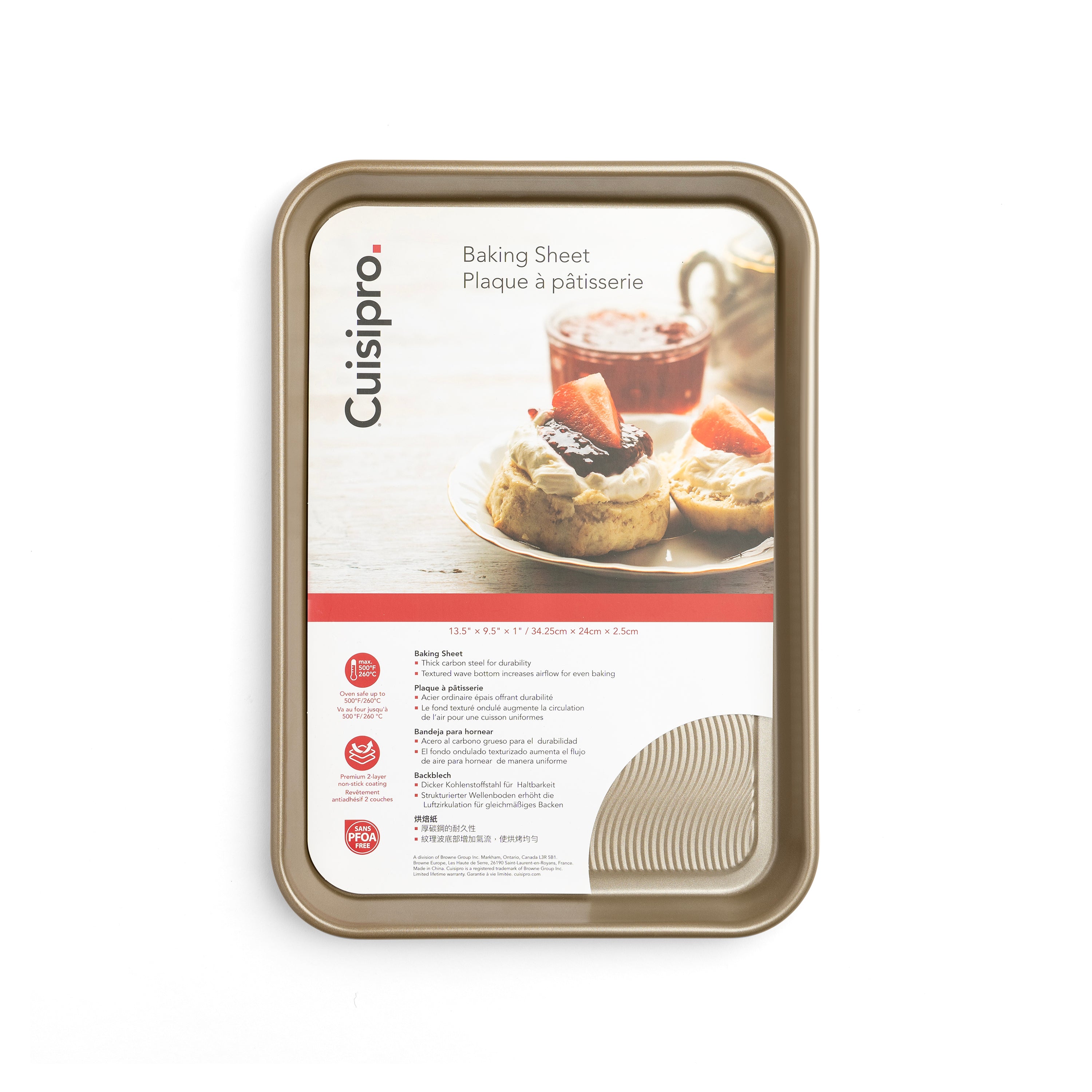 Plaque à pâtisserie - Cuisipro - Cuisipro - Plaque à pâtisserie - - La Guilde Culinaire