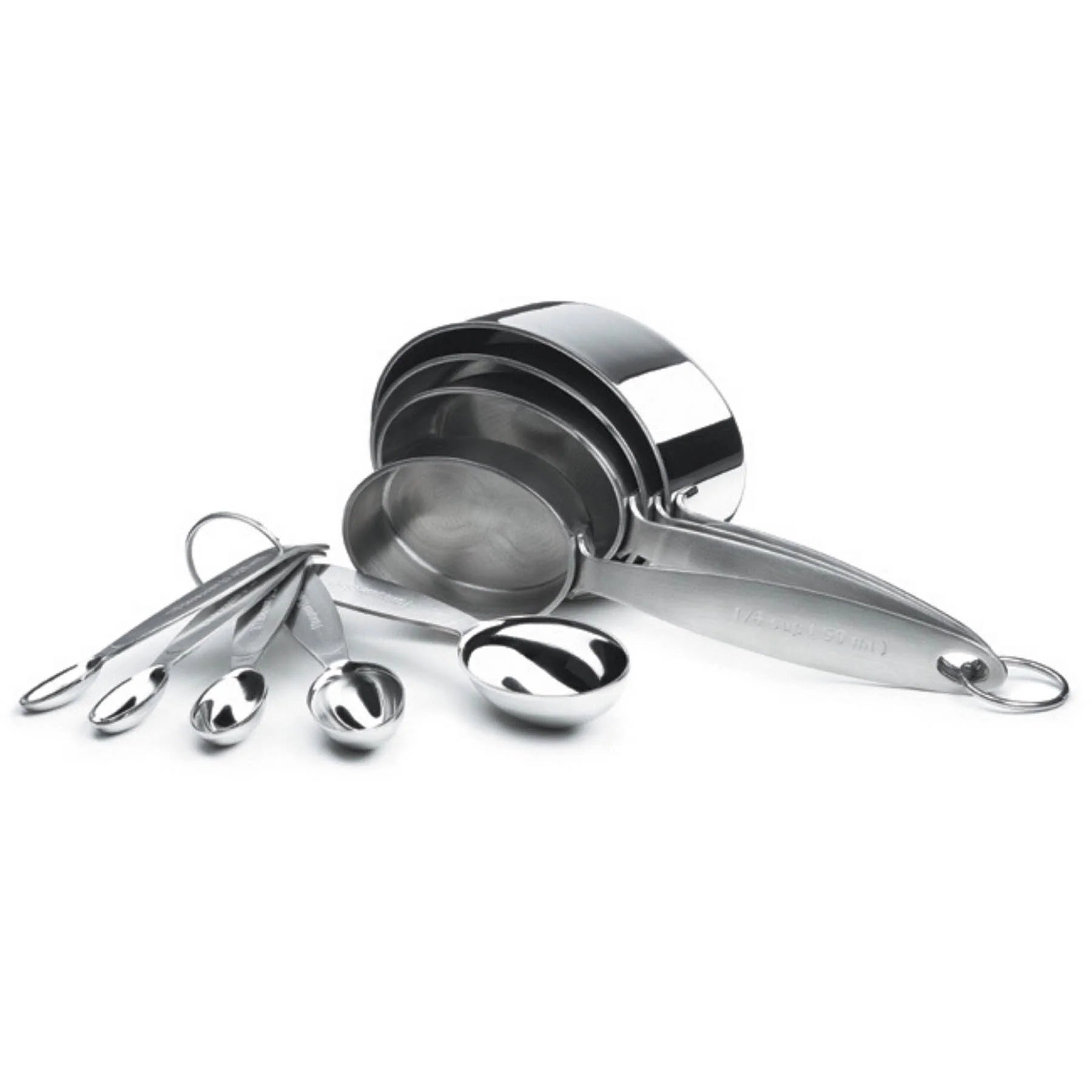 Ensemble de tasses et de cuillères à mesurer en acier inoxydable - Cuisipro - Cuisipro - Tasse & Cuillère à mesurer - - La Guilde Culinaire