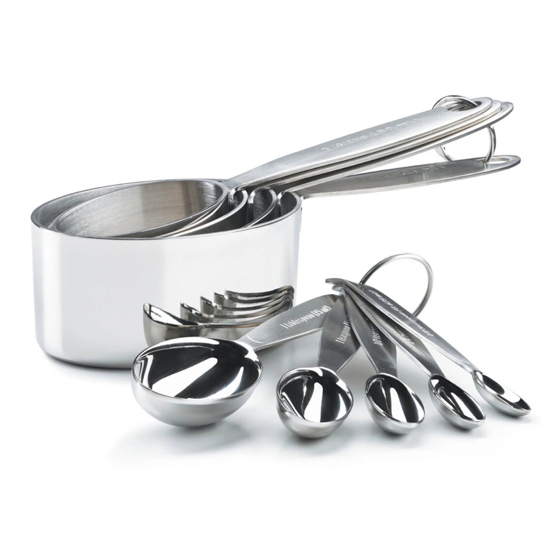 Ensemble de tasses et de cuillères à mesurer en acier inoxydable - Cuisipro - Cuisipro - Tasse & Cuillère à mesurer - - La Guilde Culinaire