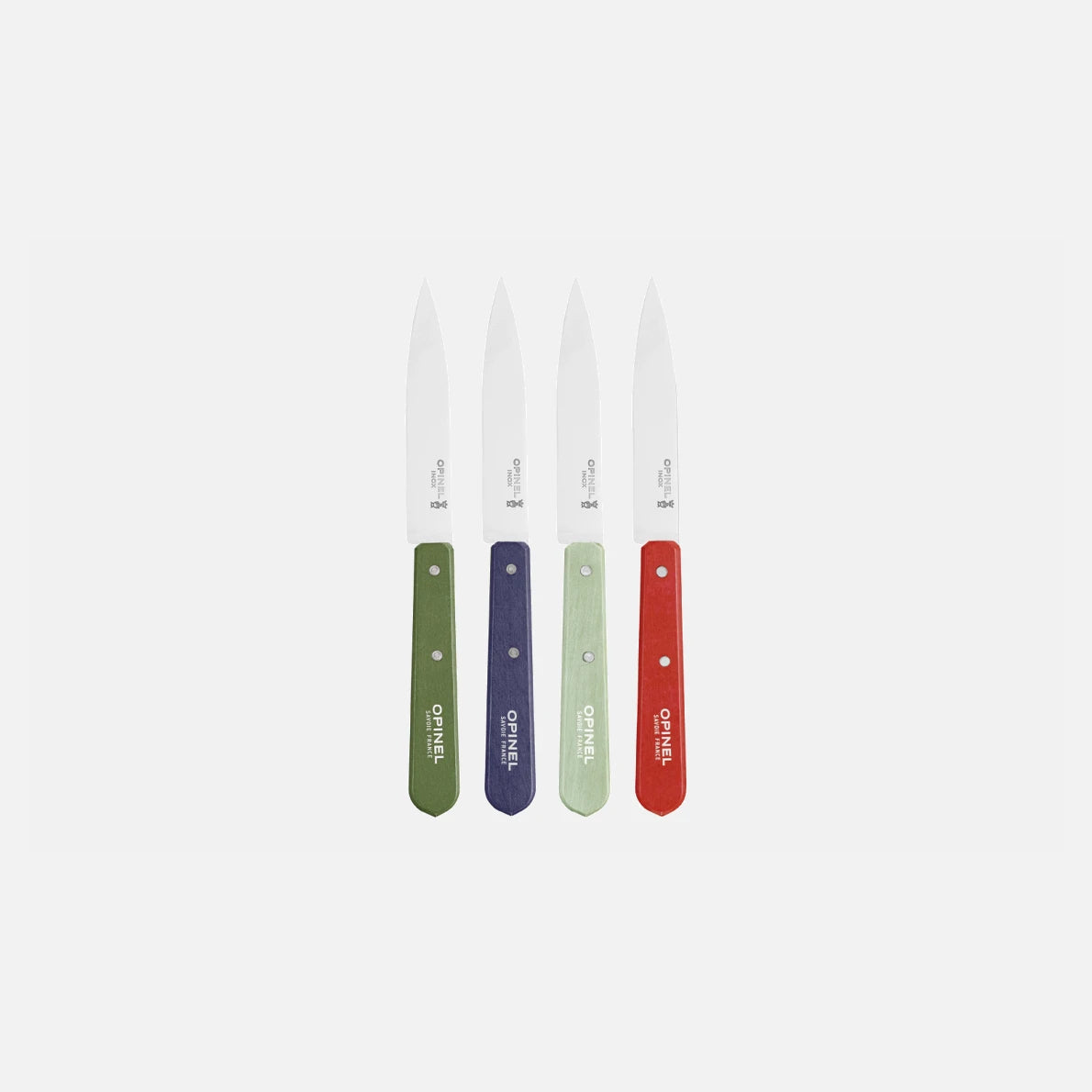 Opinel - Coffret de 4 Couteaux N°112 Couleurs Paysage - Opinel - Couteau d'office - - La Guilde Culinaire