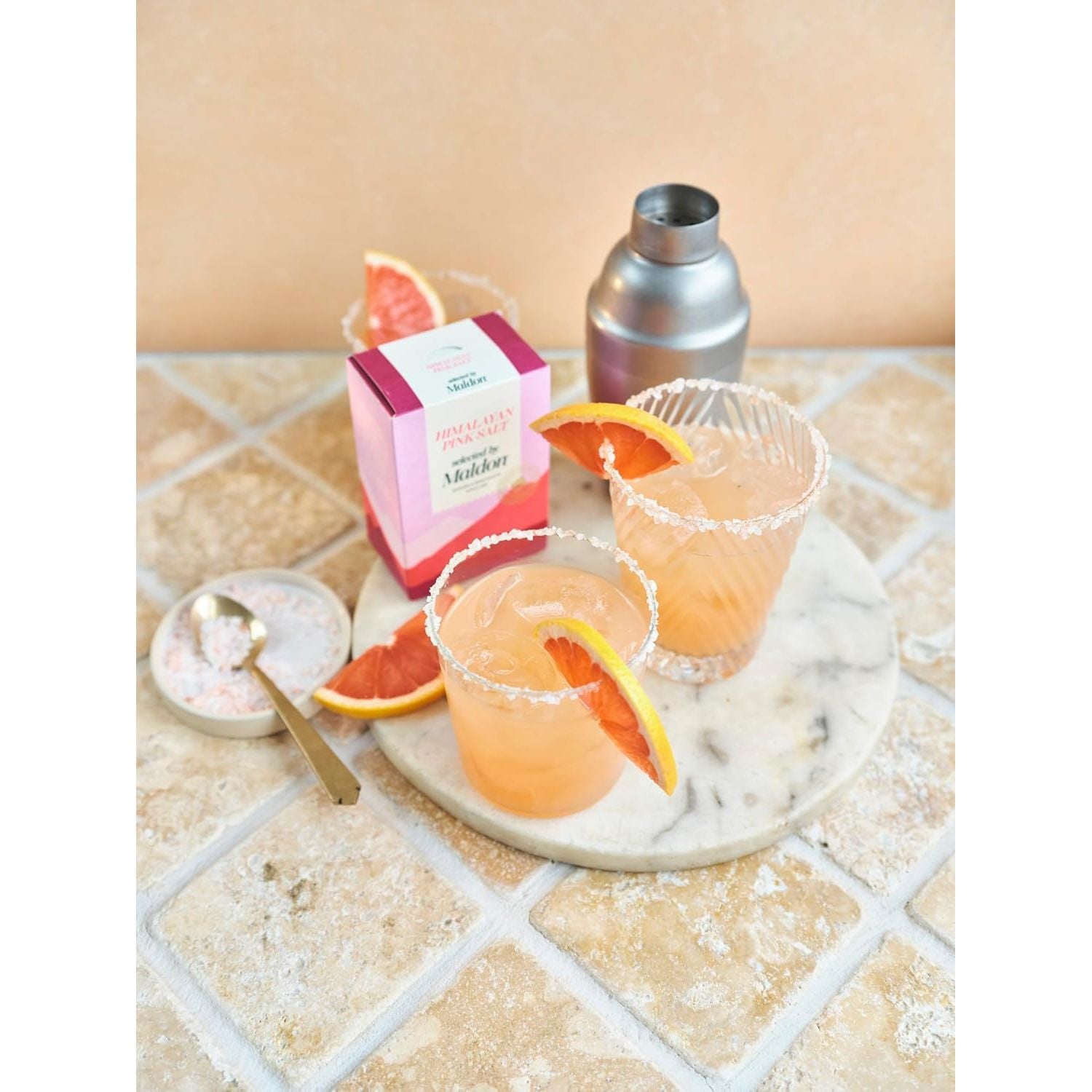 Flocons de sel rose de l'Himalaya Maldon - 250G - Maldon - Sel - - La Guilde Culinaire