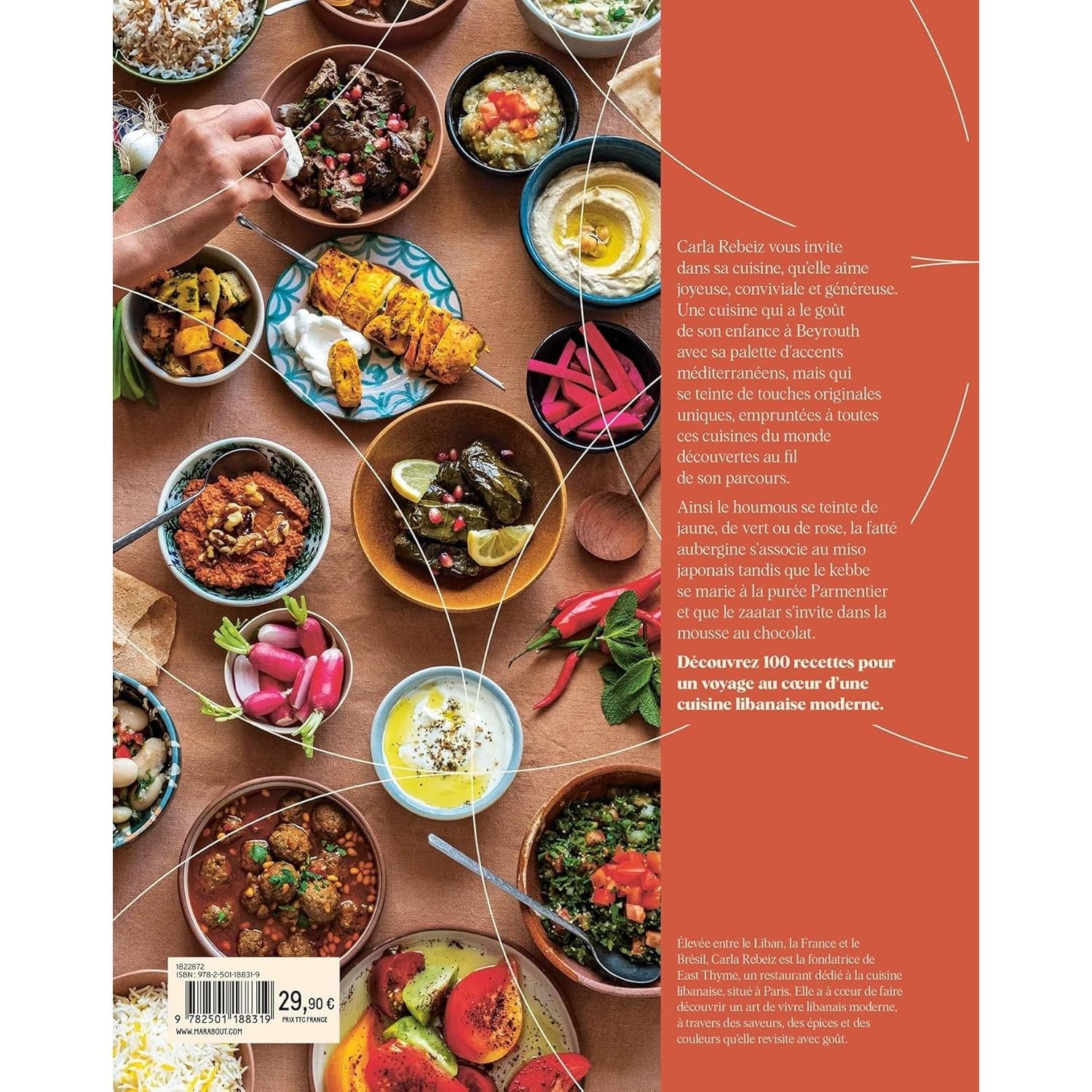 Ma table libanaise - Marabout - Livre de cuisine - - La Guilde Culinaire