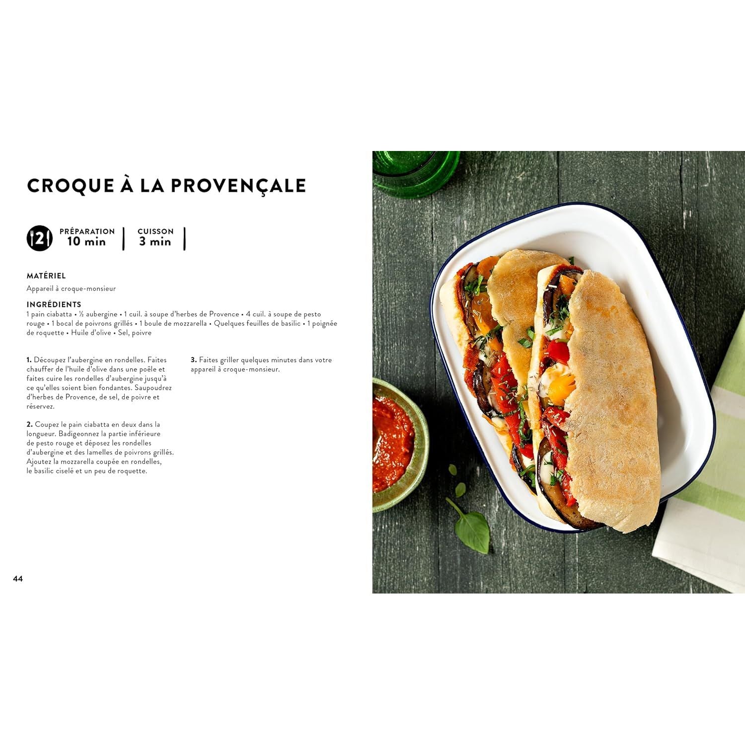 Croque-monsieur - Hachette Ed. - Livre de cuisine - - La Guilde Culinaire