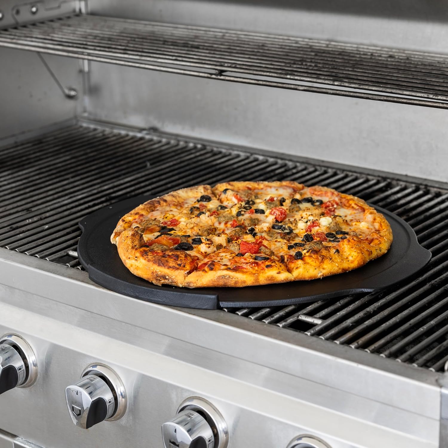 Poêle à pizza en fonte pour four et grill - Outset - Poêle à pizza - - La Guilde Culinaire