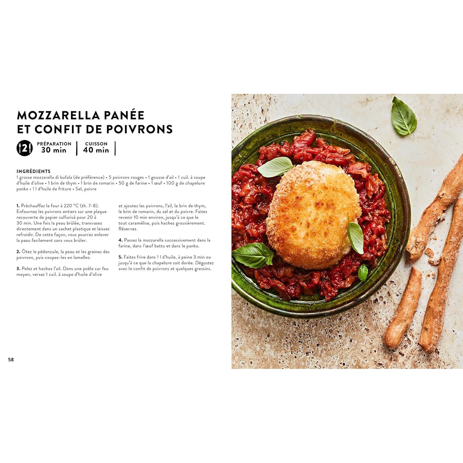 Burrata, ricotta & mozzarella - Hachette Ed. - Livre de cuisine - - La Guilde Culinaire