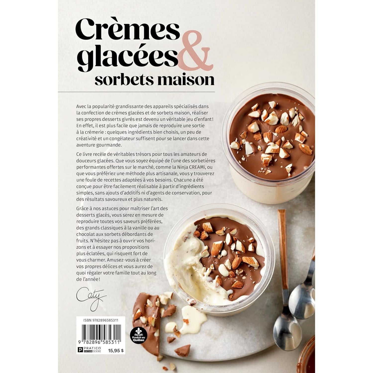 Crèmes glacées & sorbets maison - Pratico Ed. - Livre de cuisine - - La Guilde Culinaire