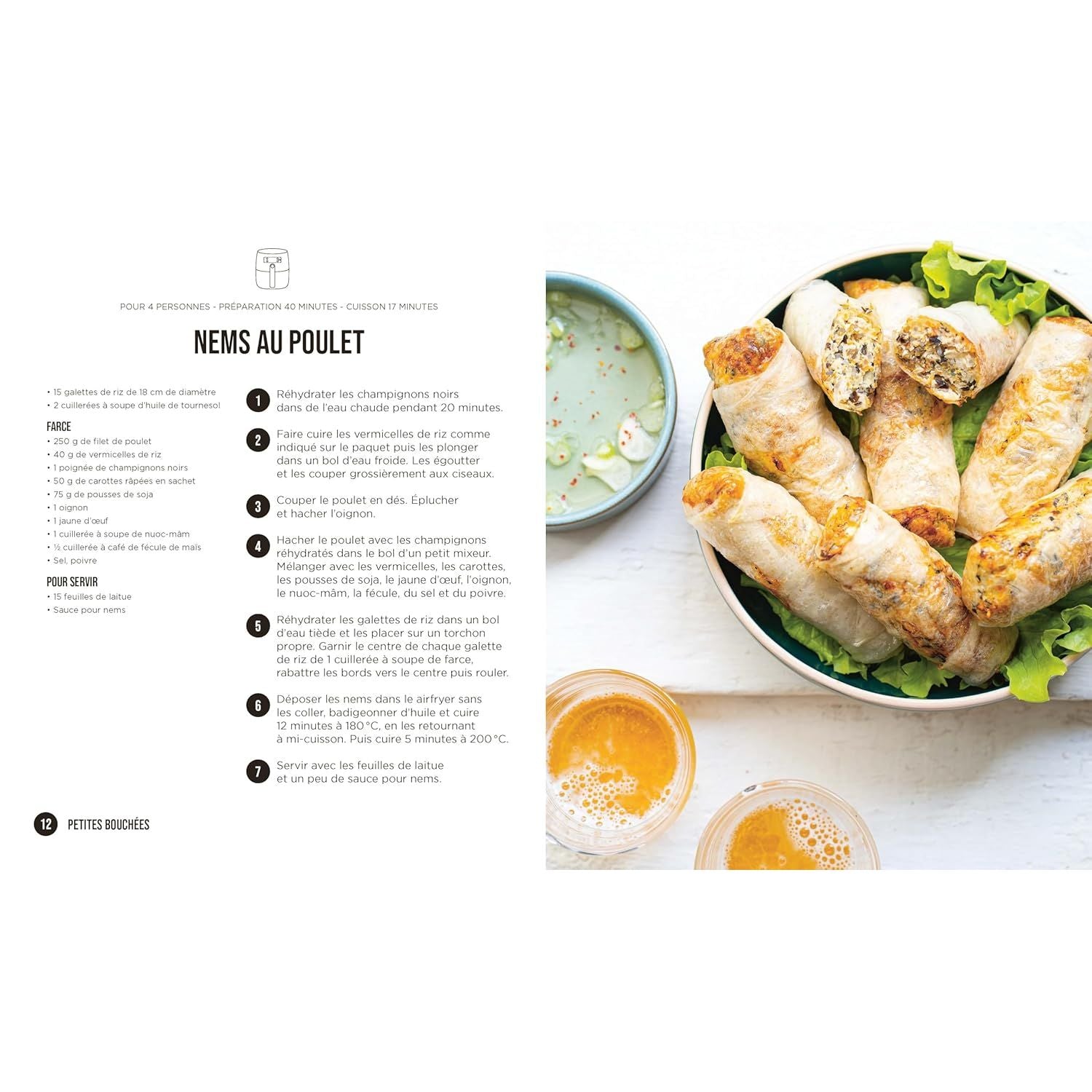 Airfryer - Recettes asiatiques - Marabout - Livre de cuisine - - La Guilde Culinaire
