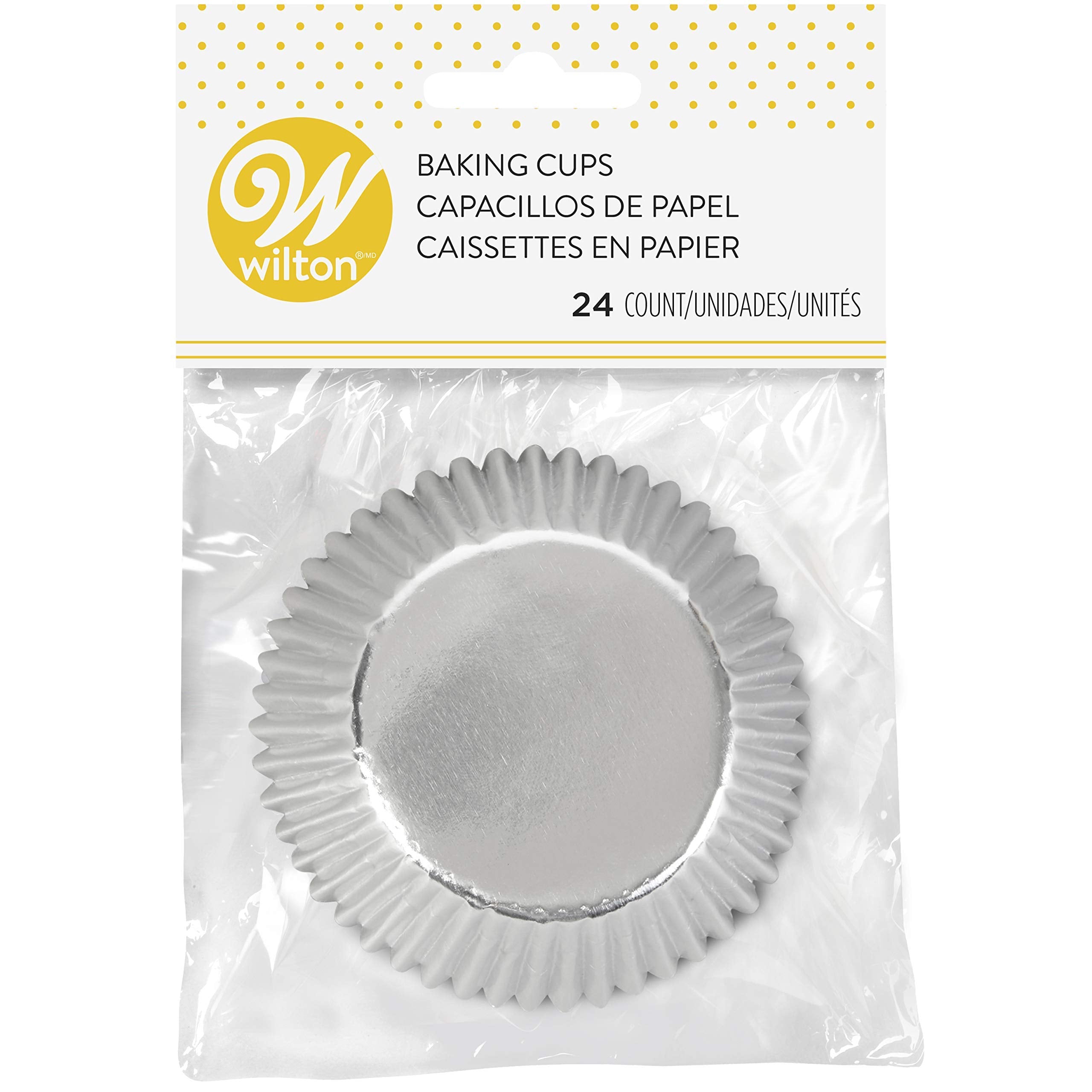 Caissettes à cupcakes argentées - Wilton - Moule à pâtisserie - - La Guilde Culinaire