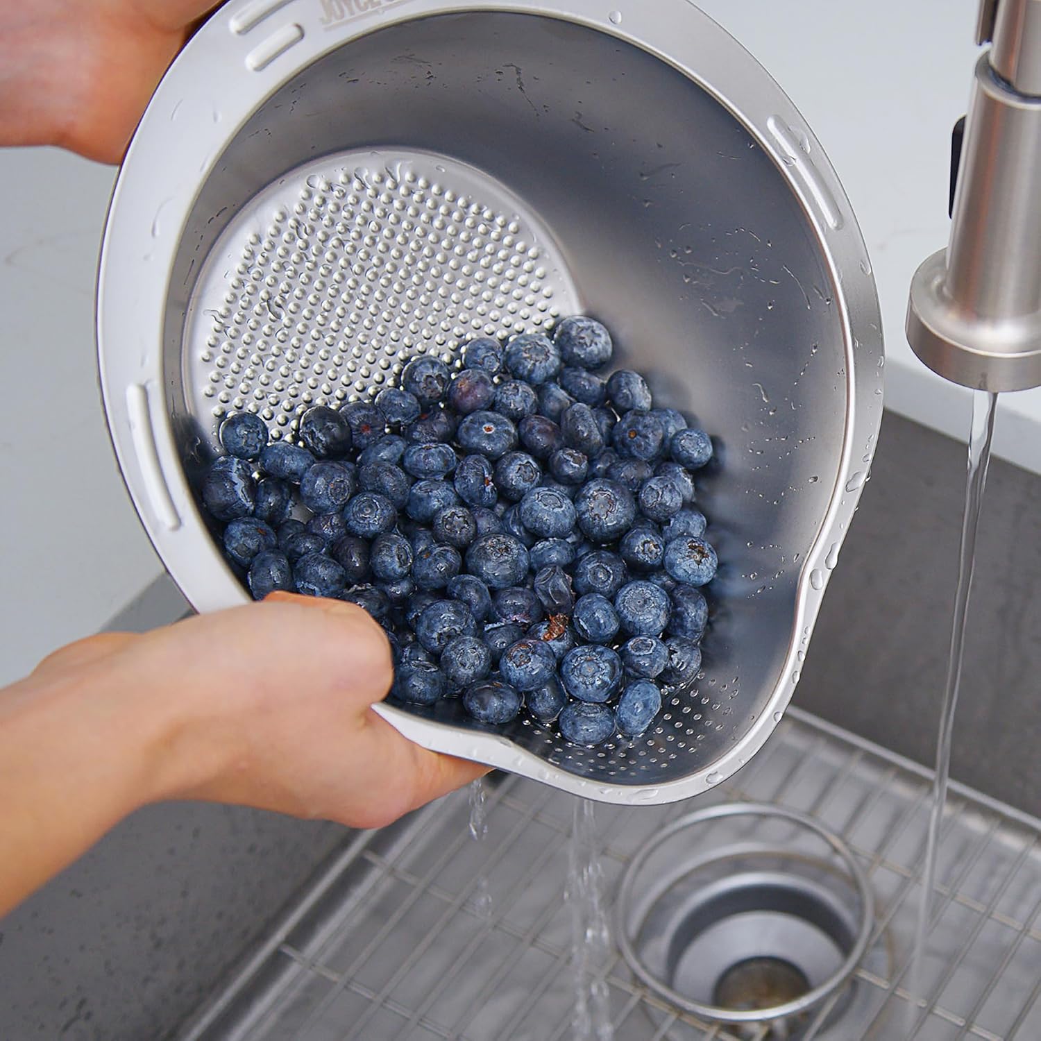 Passoire à riz en acier inoxydable - Joyce Chen - Passoire et écumoire - - La Guilde Culinaire