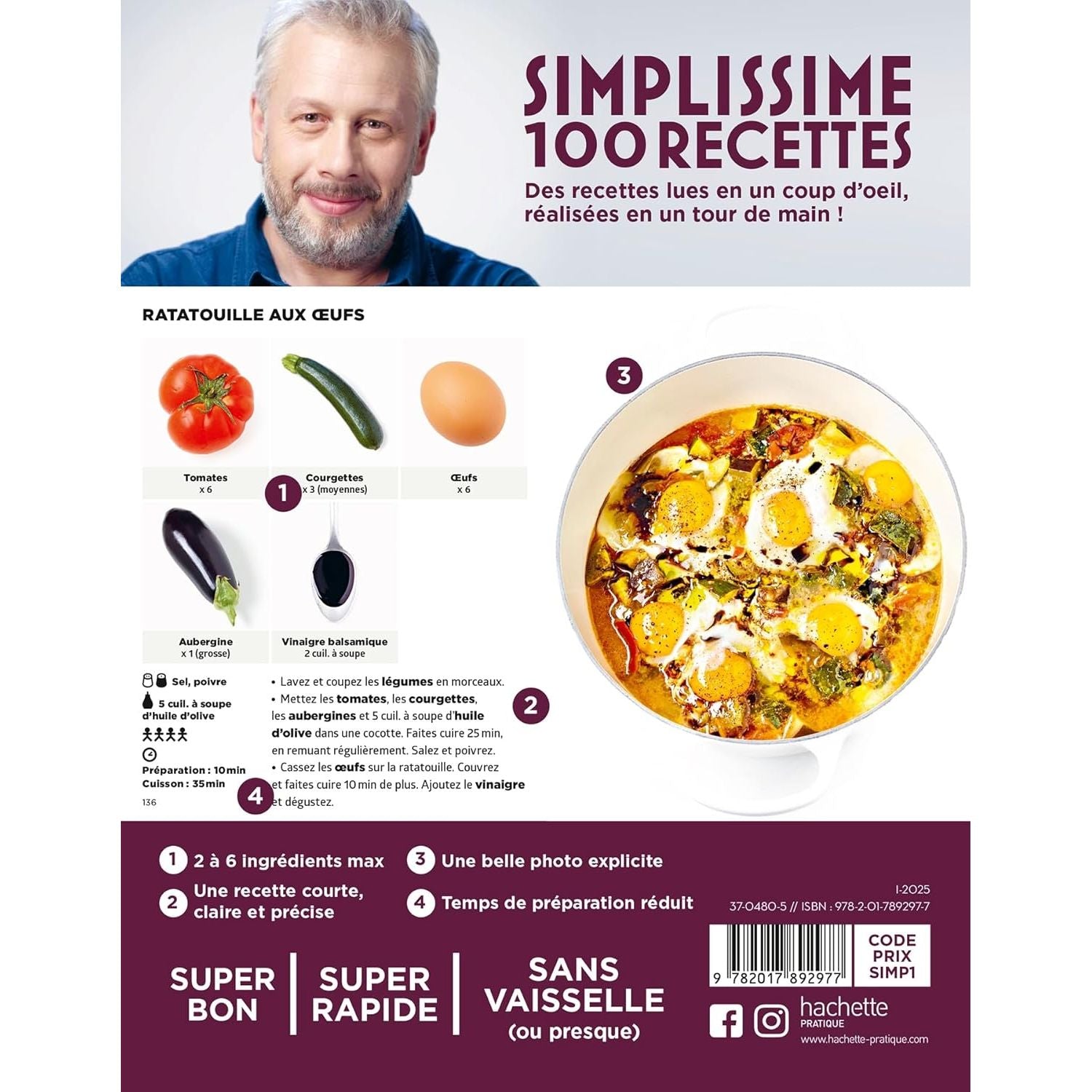 Simplissime : One Pot - Hachette Ed. - Livre de cuisine - - La Guilde Culinaire
