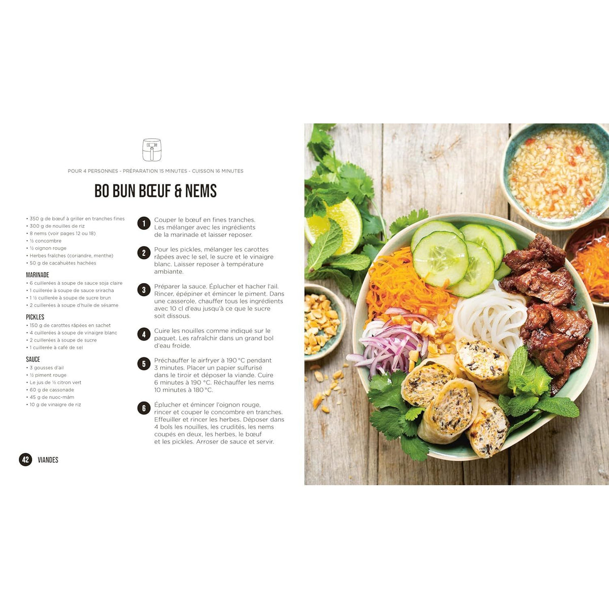 Airfryer - Recettes asiatiques - Marabout - Livre de cuisine - - La Guilde Culinaire