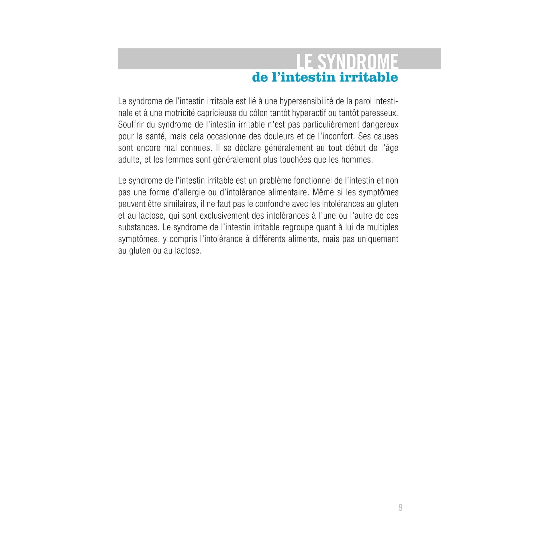 Savoir quoi manger - Syndrome de l'intestin irritable NÉ - Modus Vivendi Ed. - Livre de cuisine - - La Guilde Culinaire