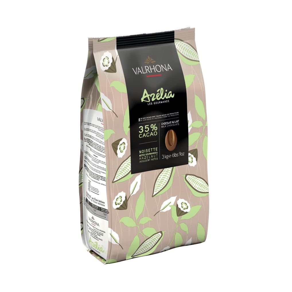 Chocolat Azélia 35%, Valrhona 3 kg / 6.61lbs - Valrhona - Chocolat - 883029 - La Guilde Culinaire
