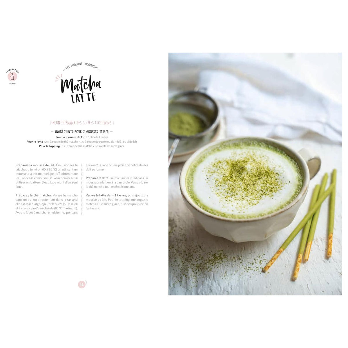 Matcha latte, chaï tea et petites douceurs cosy ! ! - Larousse Ed. - Livre de cuisine - - La Guilde Culinaire