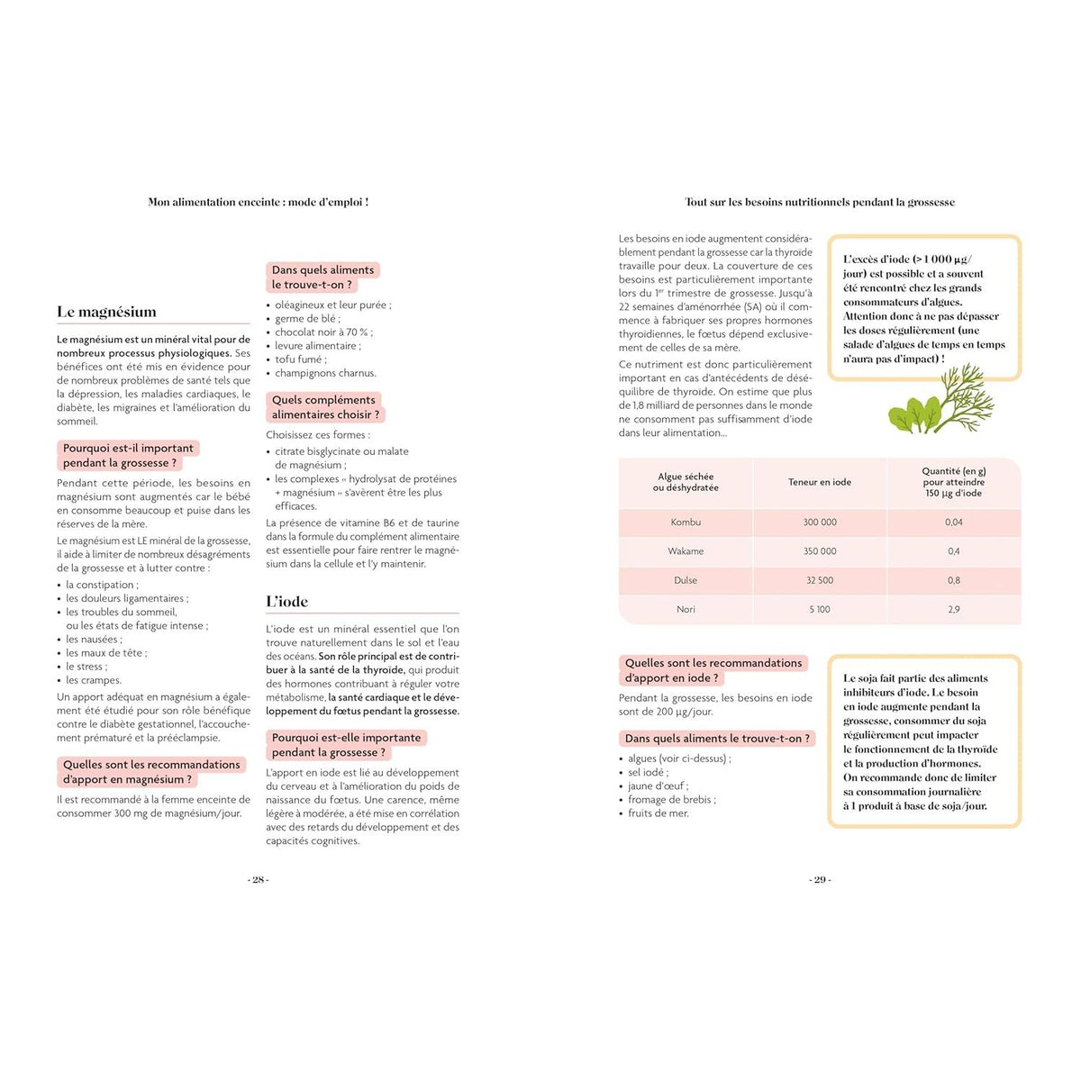 Je mange quoi pendant 9 mois ? - Larousse Ed. - Livre - - La Guilde Culinaire