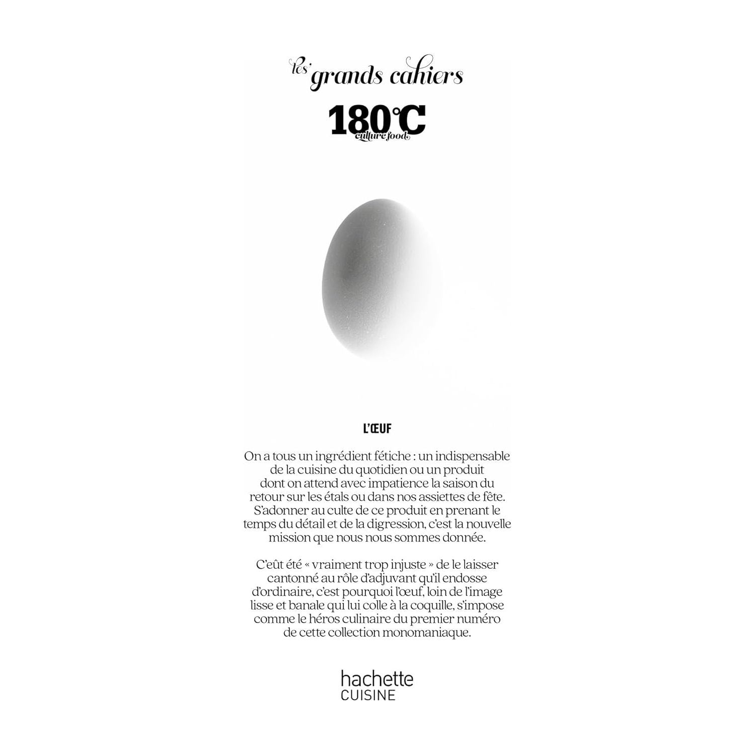 Oeuf - Hachette Ed. - Livre de cuisine - - La Guilde Culinaire