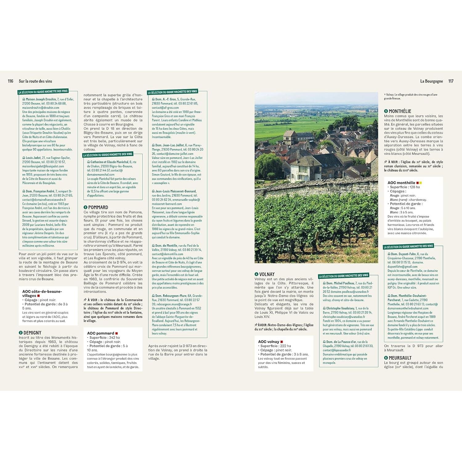Sur la route des vins: Le guide de l'œnotourisme en France - Hachette Ed. - Livre d'alcool et boisson - - La Guilde Culinaire