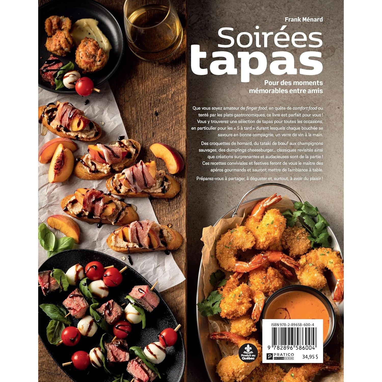 Soirées tapas - Pratico Ed. - Livre de cuisine - - La Guilde Culinaire