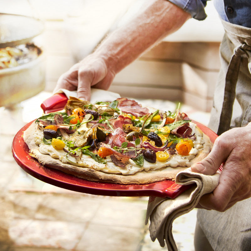 Pizza Stone Lisse 36 cm - Emile Henry - Emile Henry - Pierre à pizza - - La Guilde Culinaire