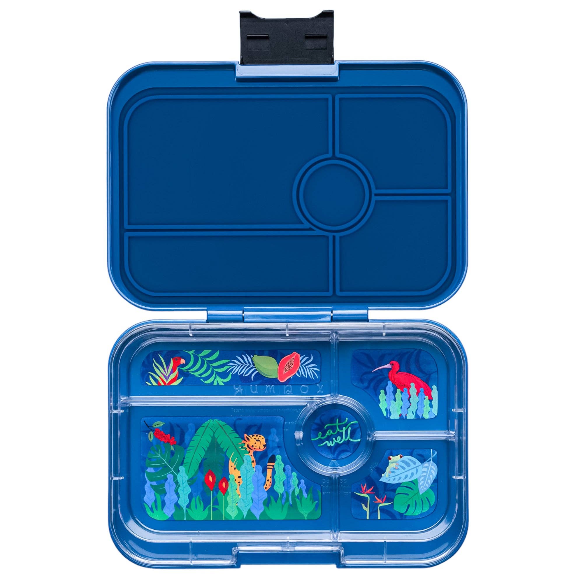 Yumbox Tapas - Boîte Bento étanche avec plateaux à 4 ou 5 compartiments Monte Carlo 5C avec plateau Jungle - Yumbox - Boîte à repas - MBIII202310J - La Guilde Culinaire