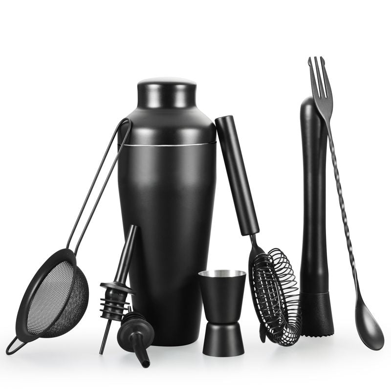 OPERA Ensemble de bar de 8 pièces - Natural Living - Kits d'accessoires pour cocktails - - La Guilde Culinaire