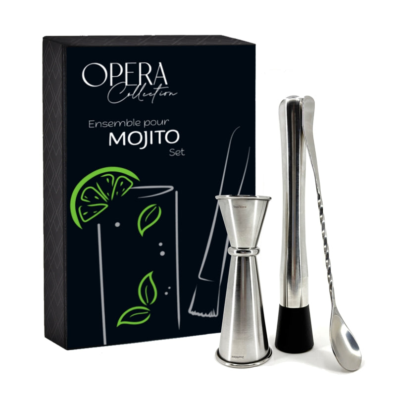 OPERA Ensemble pour Mojito - Natural Living - Kits d'accessoires pour cocktails - - La Guilde Culinaire