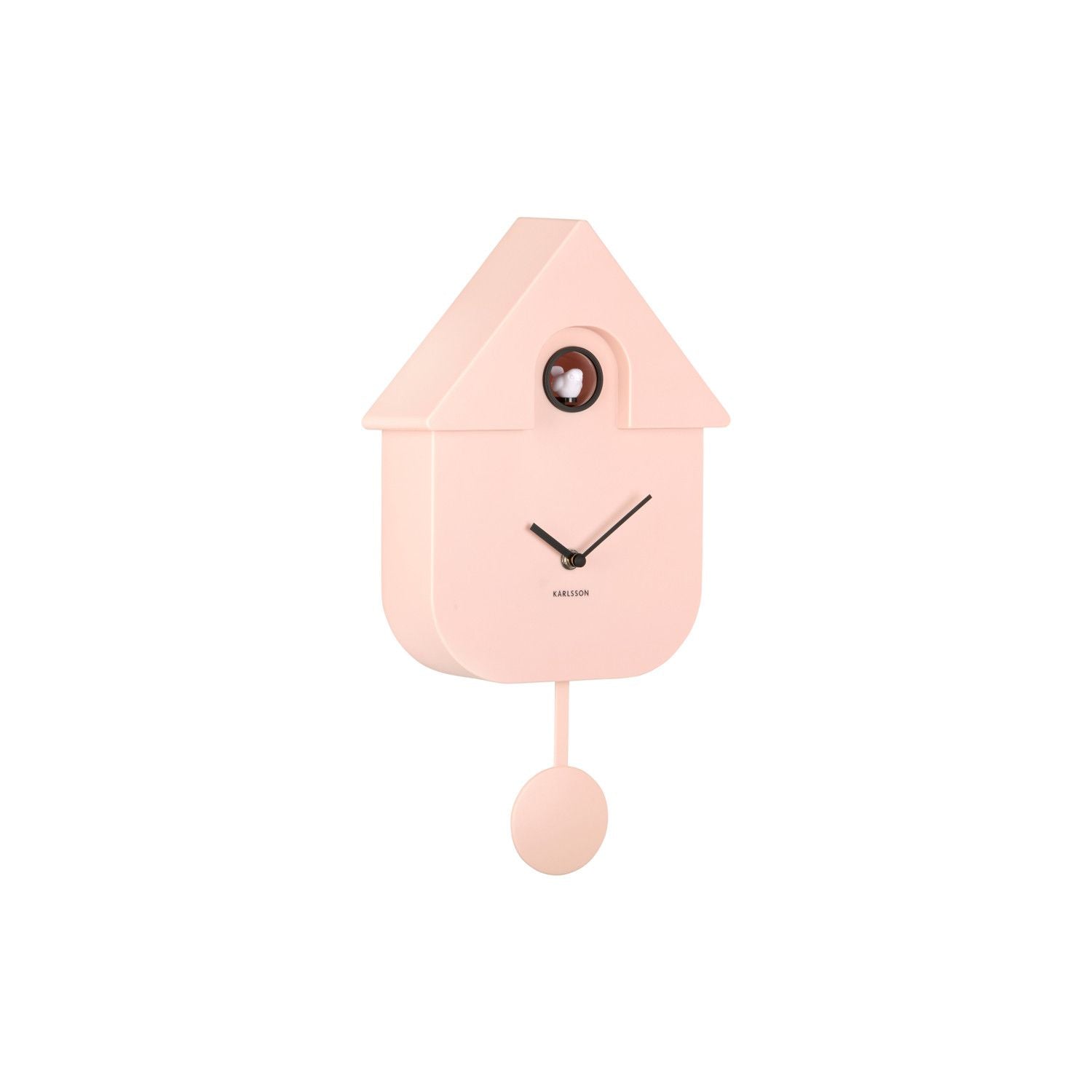 Horloge "The Modern Cuckoo" Rose pâle - Horloge Karlsson - Horloge - M5-KMC-LP01 - La Guilde Culinaire
