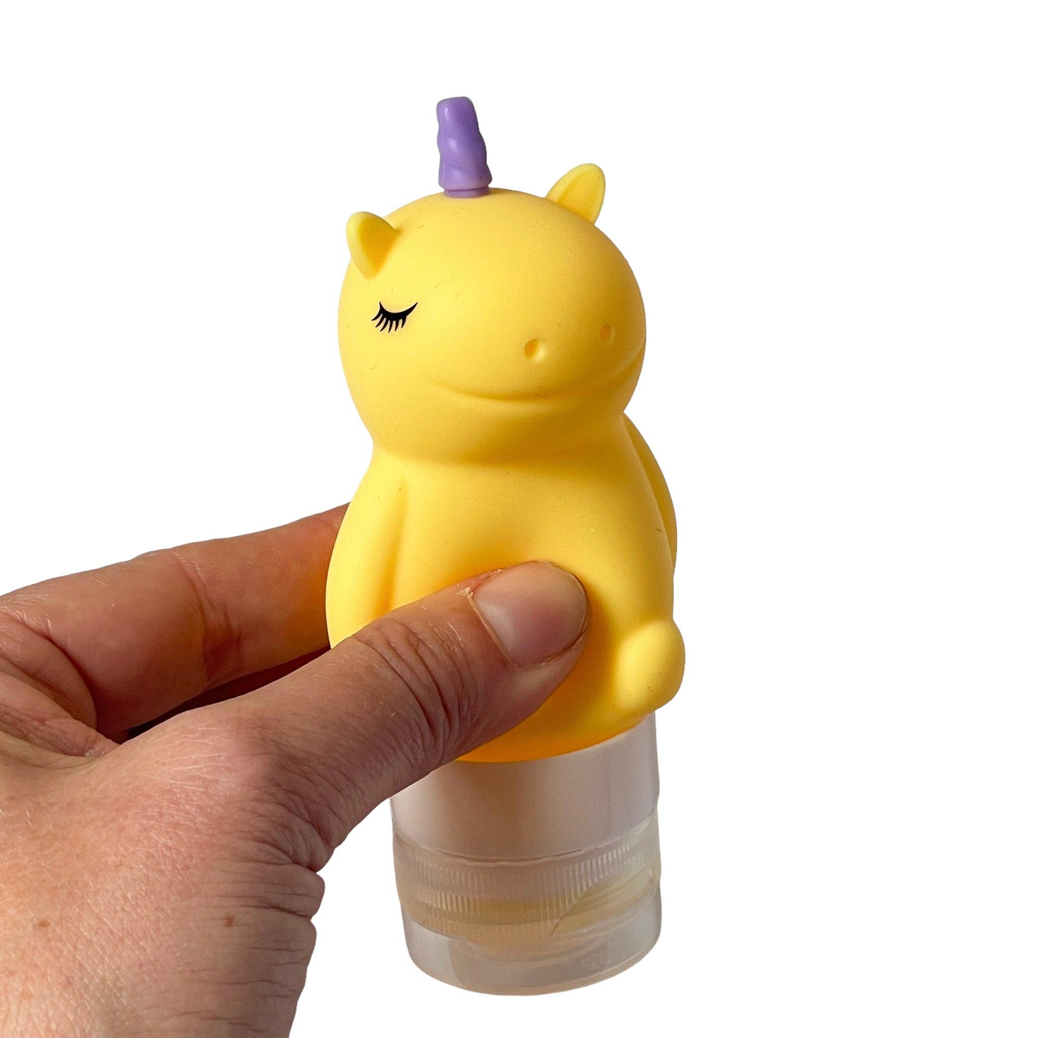 Flacons presse en silicone licorne – Accessoire déjeuner pour enfants - Yumbox - Bouteille à condiment - - La Guilde Culinaire