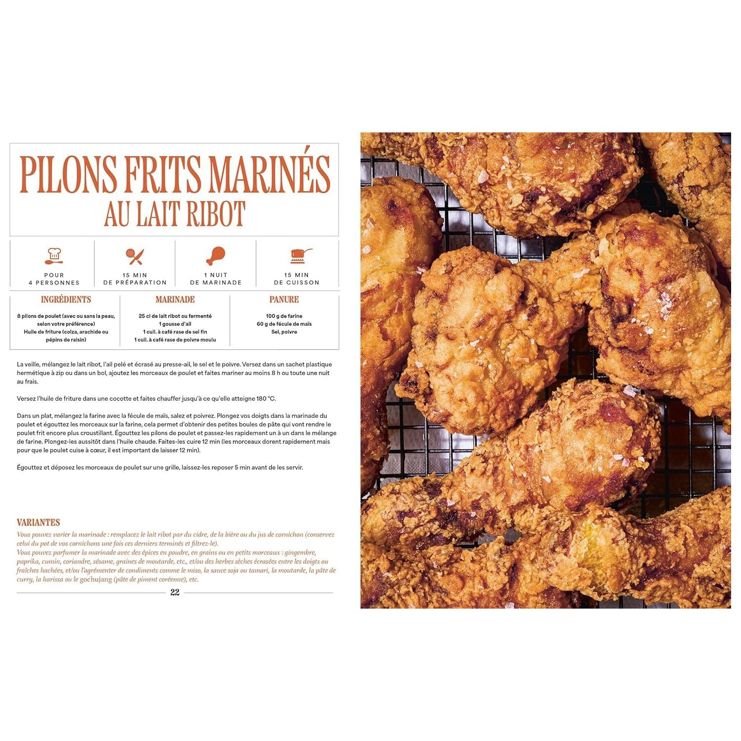Passion poulet frit - Hachette Ed. - Livre de cuisine - - La Guilde Culinaire