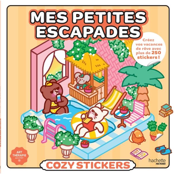 Cozy stickers - Mes petites escapades - Hachette Ed. - Livre de cuisine - - La Guilde Culinaire