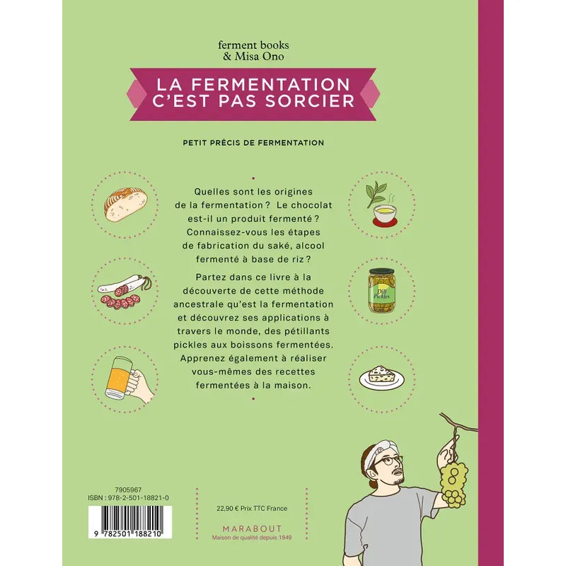 La fermentation c'est pas sorcier - Marabout - Livre de pâtisserie - - La Guilde Culinaire