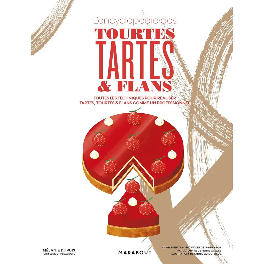 L'encyclopédie des tourtes, tartes et flans - Marabout - Livre de cuisine - - La Guilde Culinaire