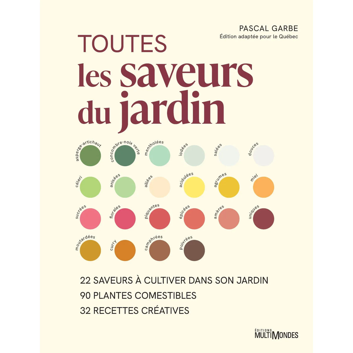 Toutes les saveurs du jardin - MultiMondes Ed. - Livre jardinage - - La Guilde Culinaire