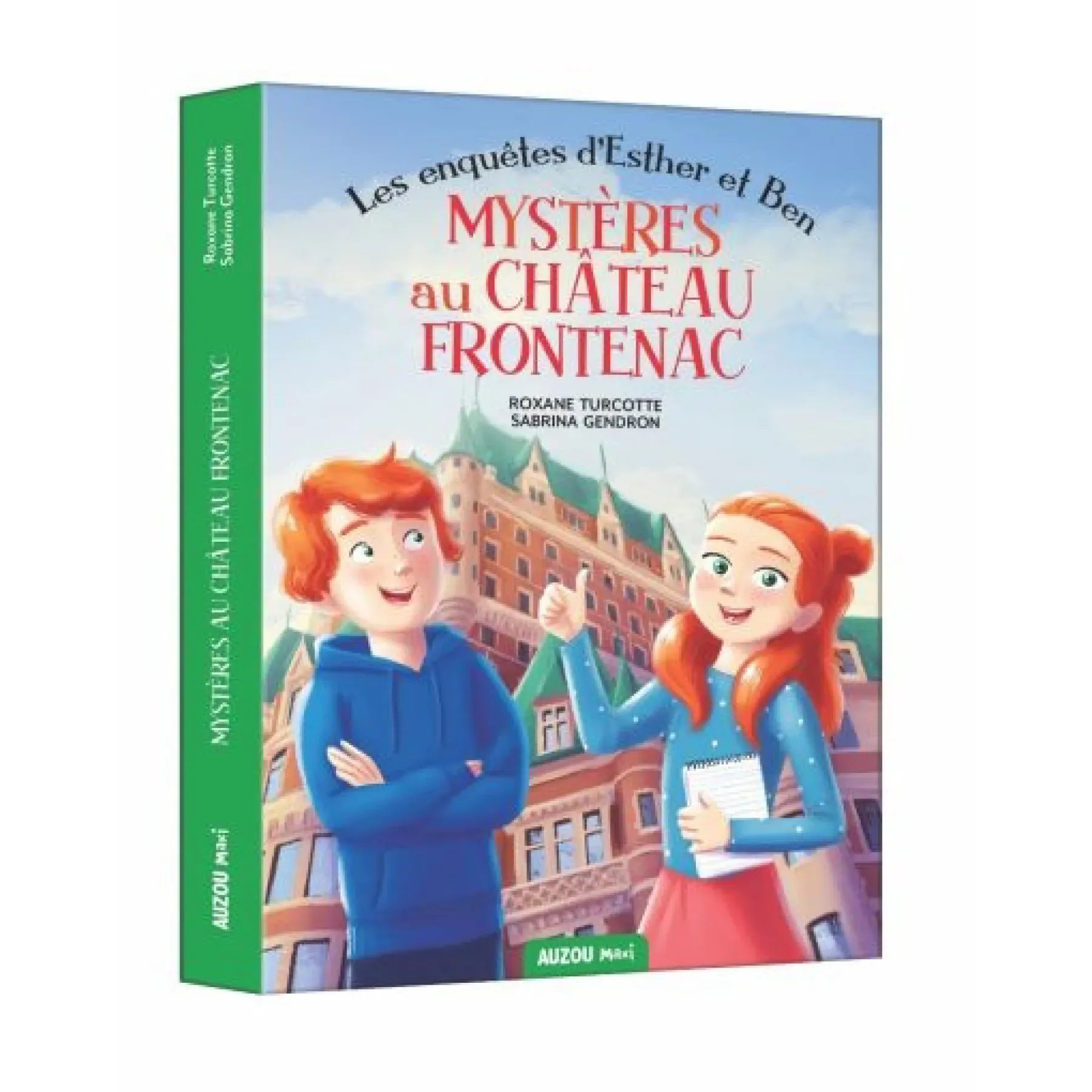 Les enquêtes d'Esther et Ben T.2 : Mystères au Château Frontenac - Auzou Ed. - Livre jeunesse - - La Guilde Culinaire
