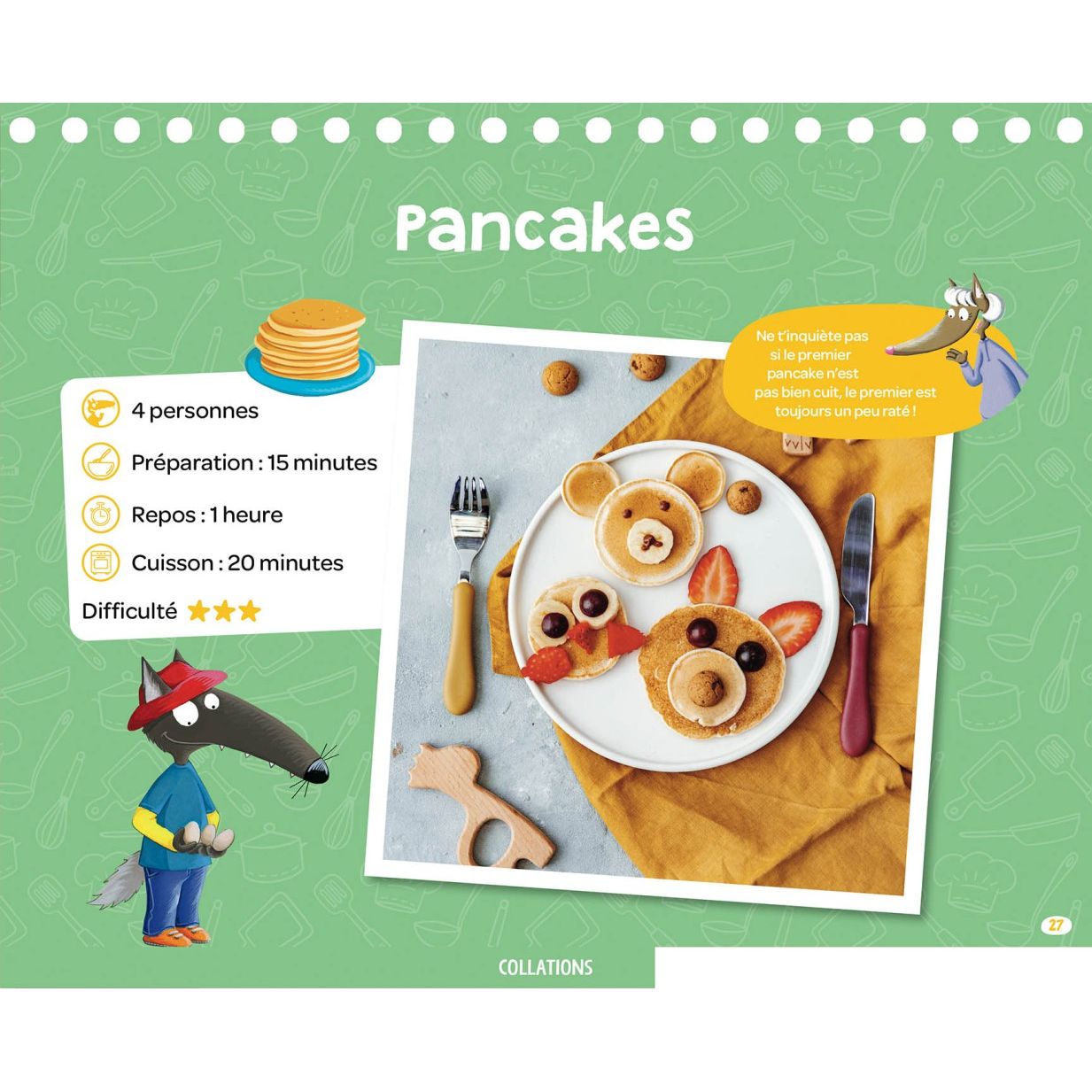 P'tit loup - mes recettes en famille - Auzou Ed. - Livre de cuisine - - La Guilde Culinaire