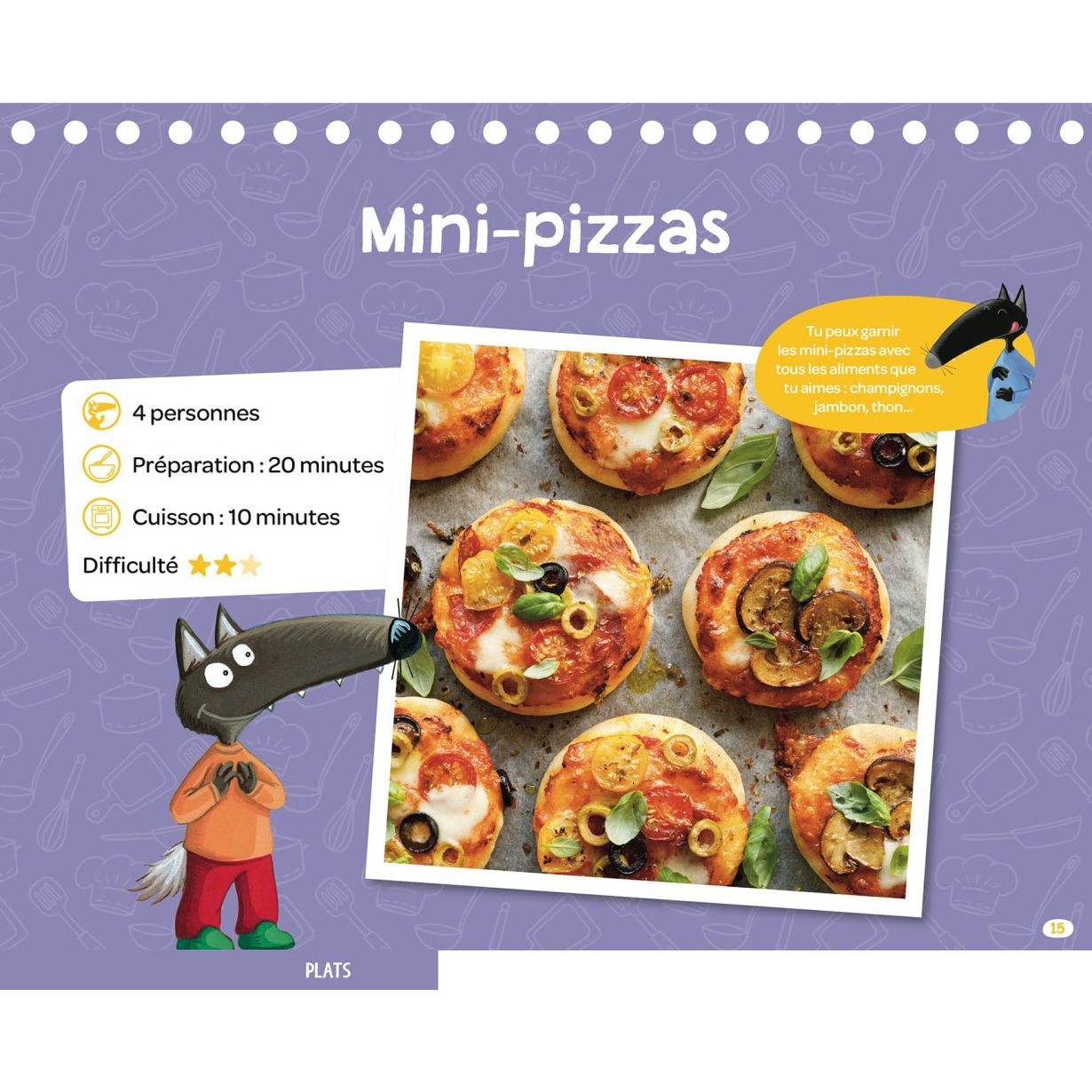 P'tit loup - mes recettes en famille - Auzou Ed. - Livre de cuisine - - La Guilde Culinaire