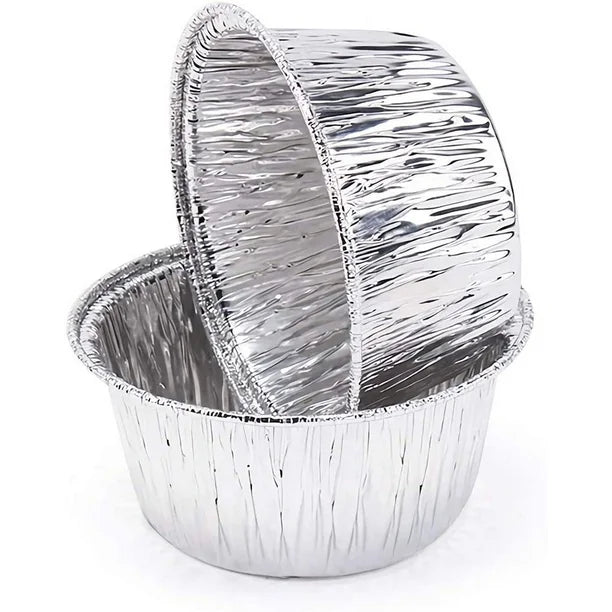 Ramequins en Aluminium 4oz - Paquet de 20 - La Guilde Culinaire - Service de table jetable - - La Guilde Culinaire