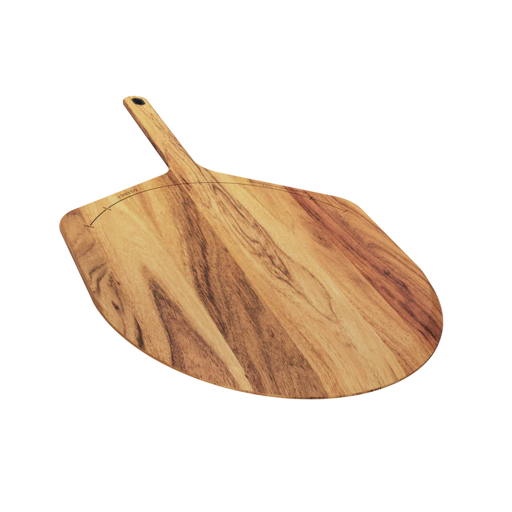 Pelle à pizza et serveur en bois d'acacia Large (pizza 14") - Gozney - Pelle à pizza - AD1770 / AD1781 - La Guilde Culinaire