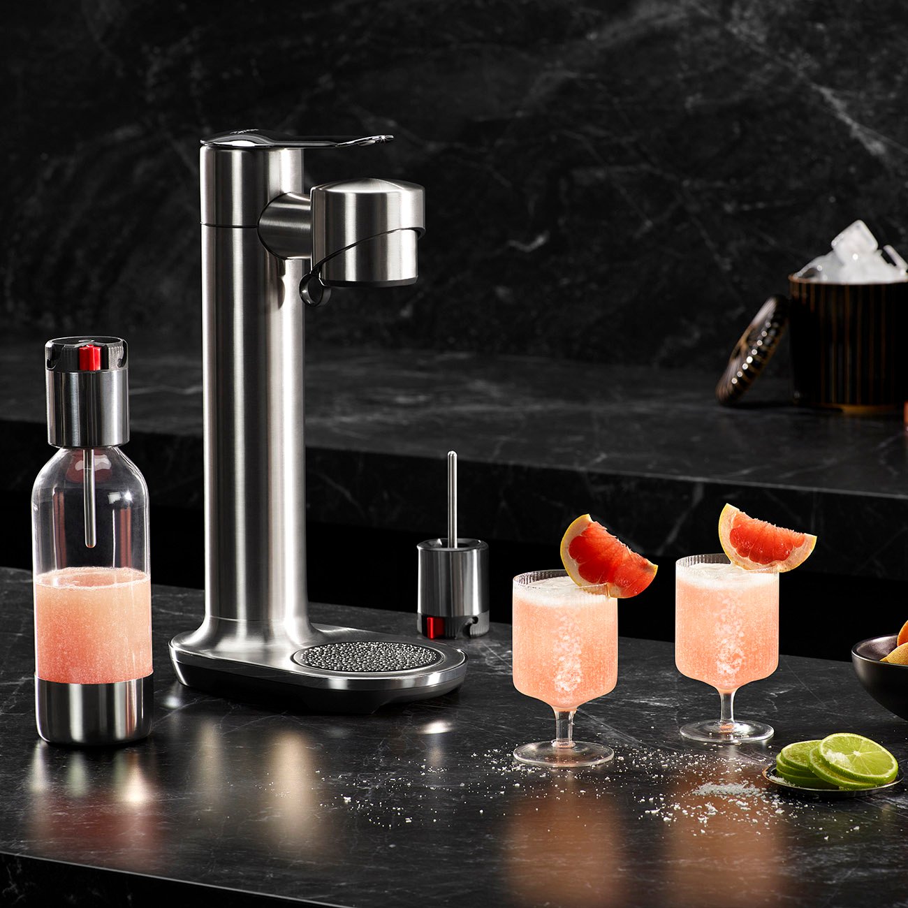 Machine à breuvages pétillants InFizz Fusion - Breville - Machine à eau gazeuse - - La Guilde Culinaire