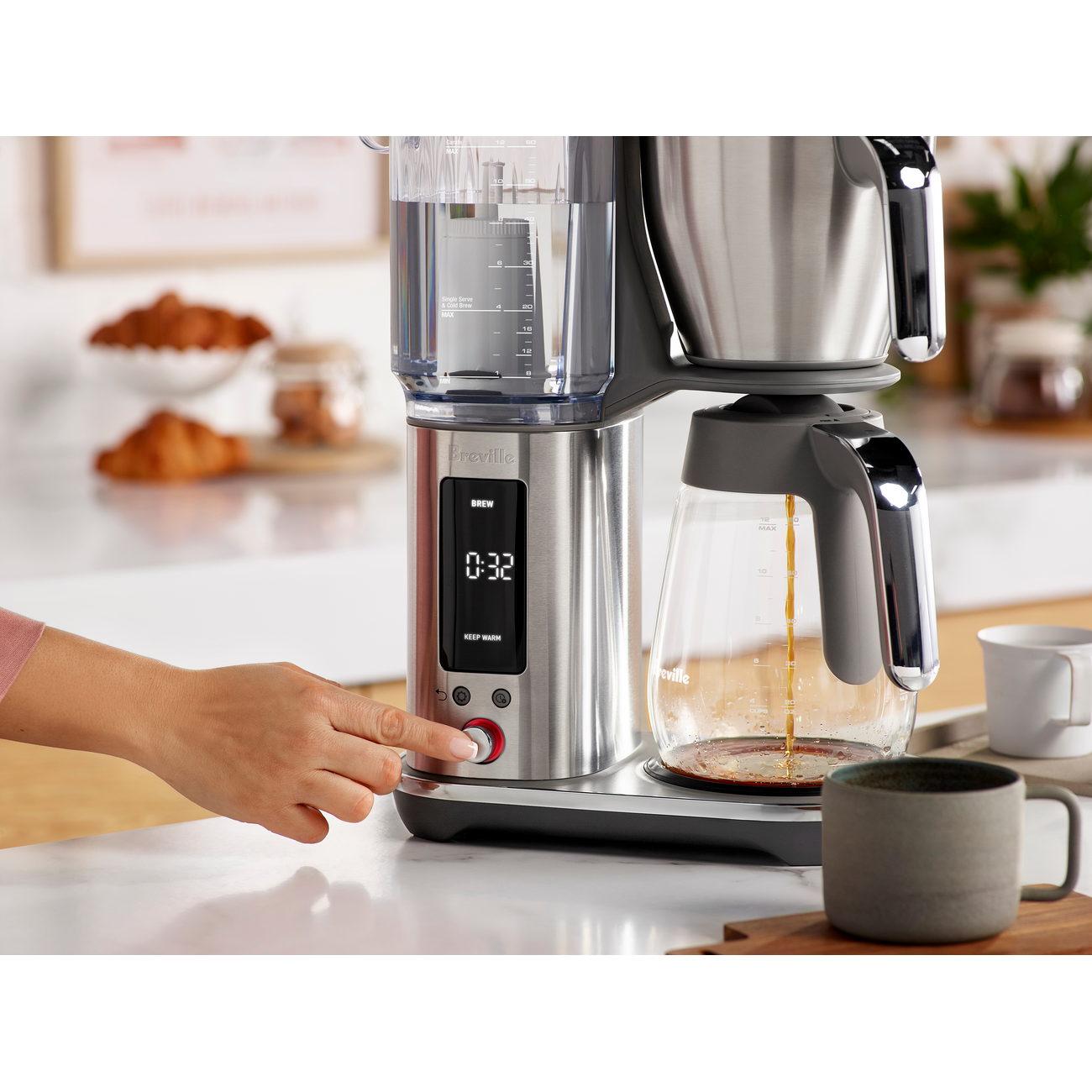 Machine à Café filtre The Luxe Brewer Glass - Breville - Cafetière à filtre - - La Guilde Culinaire
