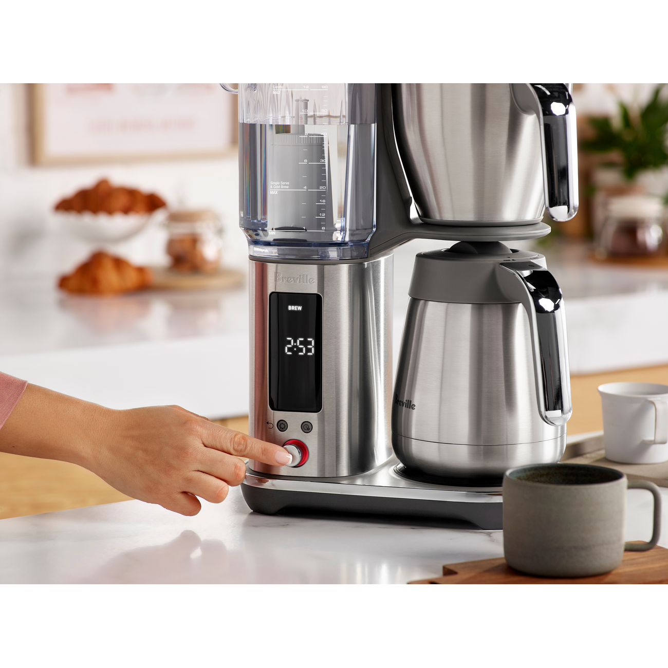 Machine à Café filtre The Luxe Brewer Thermal - Breville - Cafetière à filtre - - La Guilde Culinaire